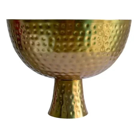 Vaso Decorativo Bowl De Metal Com Esmalte Preto