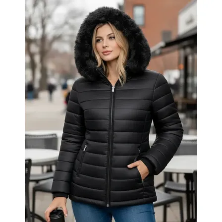 Jaqueta Bobojaco Feminina Puffer Impermeável Inverno Térmica