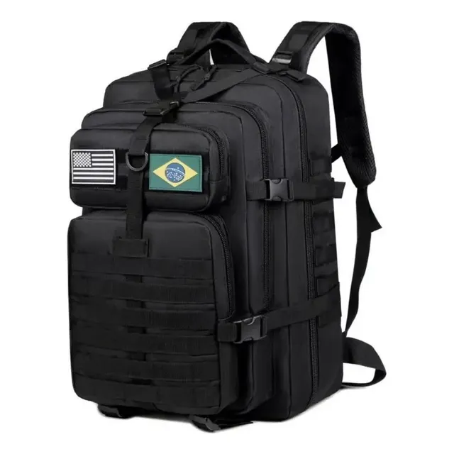 Mochila Tática Camping Militar 50 Litros Resistente A Água