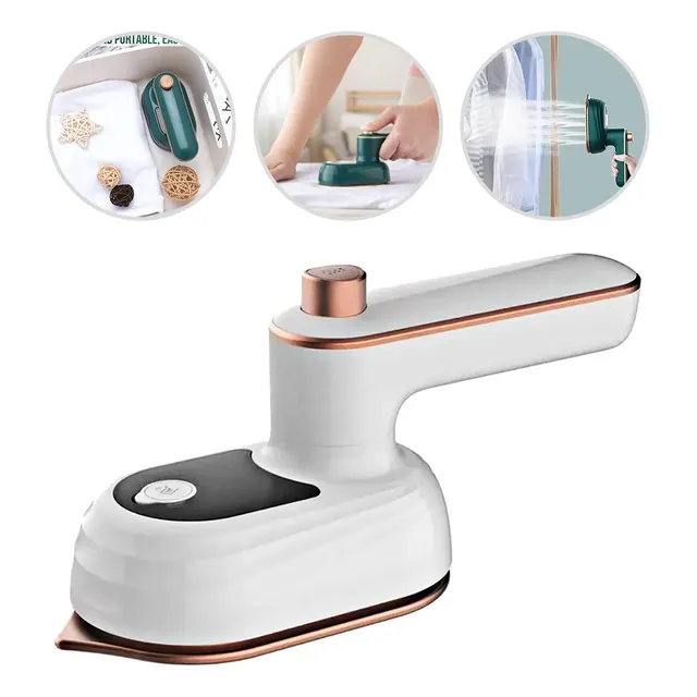 Mini Ferro De Passar Roupa A Vapor Para Viagem Bivolt