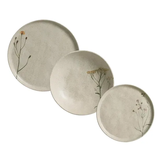 Aparelho De Jantar 18pçs Bio Stoneware Porto Brasil