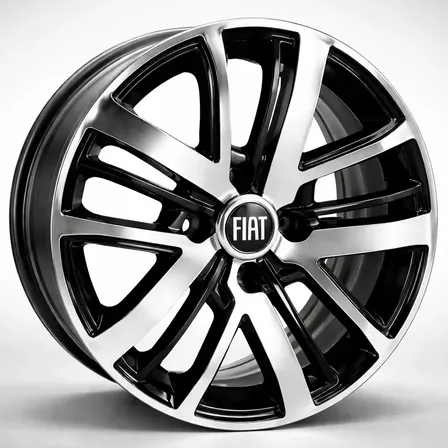 Kit 04 Rodas Aro 15 Compativel Fiat Strada Palio Way P7080