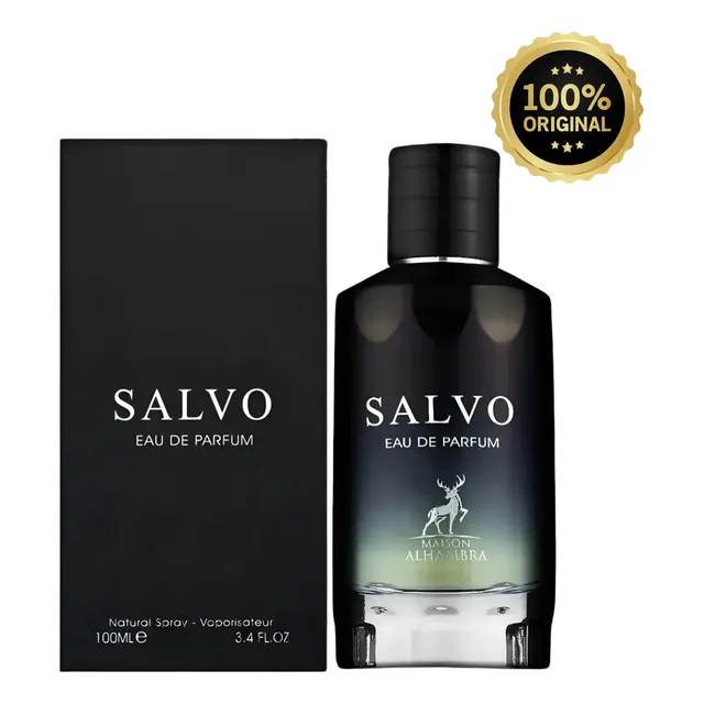 Perfume Arabe Masculino Salvo Eau De Parfum 100 Ml Original