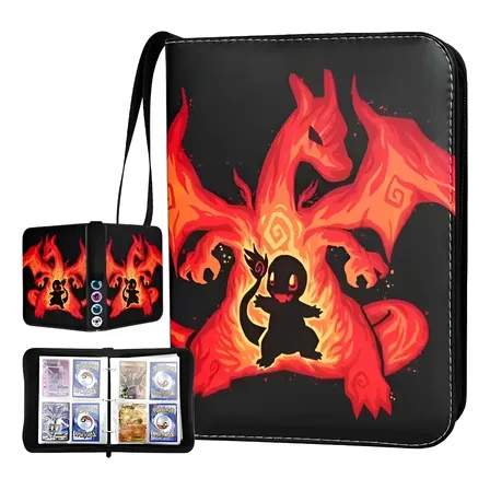 Fichário Álbum Cartas Pokémon 400 Cartas Colecionador Hlx-081