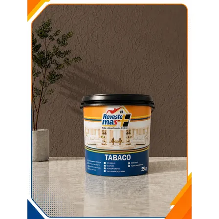 Textura De Rolo Lisa, Prática E Durável 25kg (tabaco)
