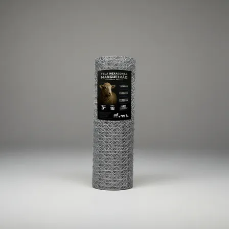 Tela Mangueirão 1,80x50mfio18 Galvanizada Premium Makrometal