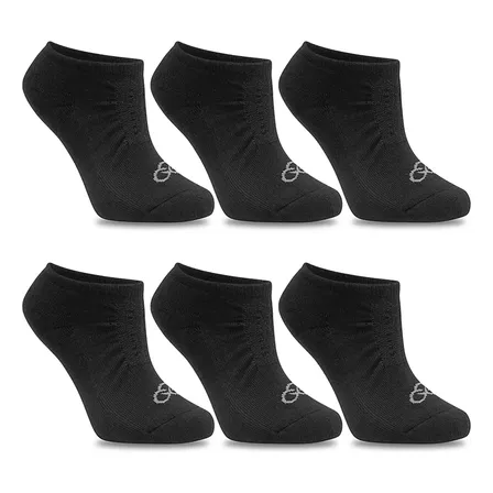 Kit 6 Pares Meia Invisível Olympikus Unissex Confortável