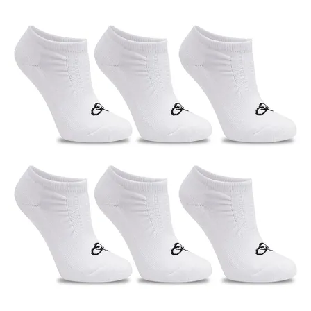 Kit 6 Pares Meia Invisível Olympikus Unissex Confortável