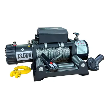 Guincho 13500 Lbs Cabo De Aço + Controle Sem Fio 12v