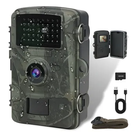Camera Trilha Visao Noturna Para Caca 12mp 1080p Ip66 32gb