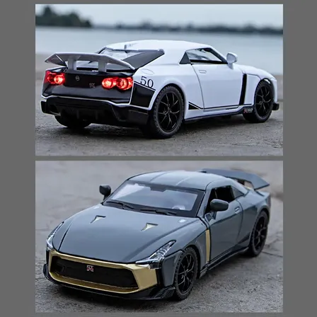 Carro Miniatura Velozes Furiosos Nissan Gt-r50 Luz Som 1:24