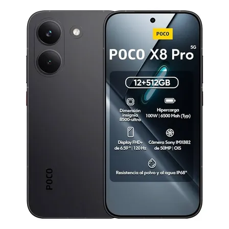 Xiaomi Poco X8 Pro 5g 512gb 12gb Global Prova D'água C/ Nfc