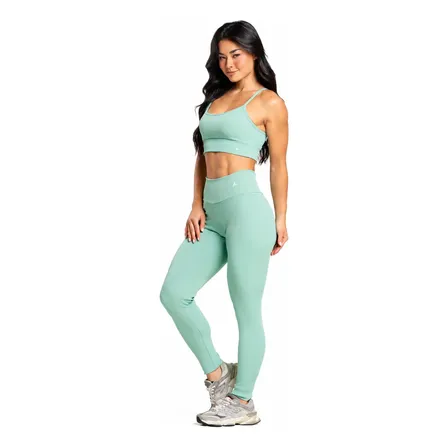 Conjunto Fitness Top Legging Canelado Blackout Zero Transpar