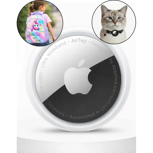Apple Airtag Original Rastreador Gps Localização iPhone 1 Un Branco/prata