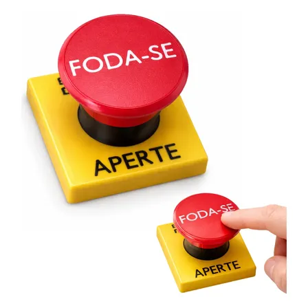 Botão Do F*da-se Fidget Toy Hand Spinner Switch Mecânico