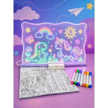 Luminaria Led Decorativa Lousa Luminosa Presente Criativo