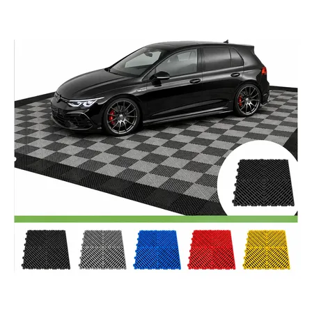 Kit 100 Placas Piso Modular Estética Automotiva - 30x30cm