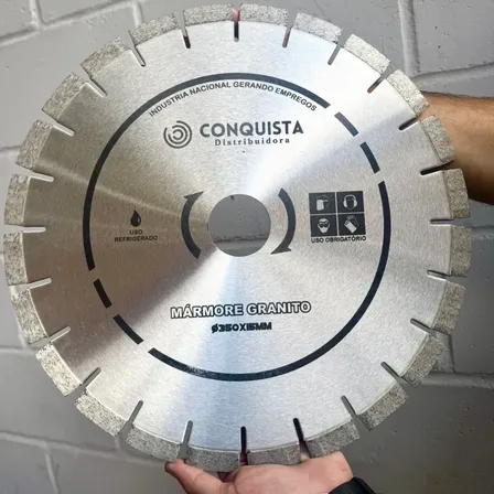 Disco Serra Diamantada 350mm X 15mm Comum Granito Mármore