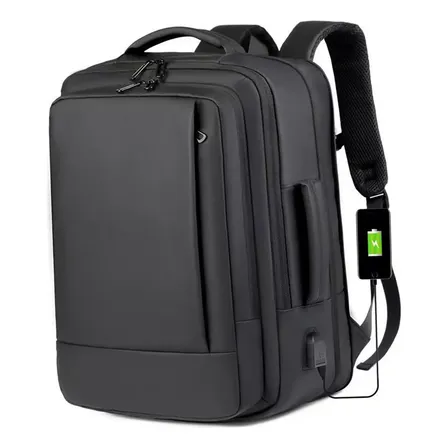 Mochila À Prova D'água Reforçada Expansível Para Viagens Diá