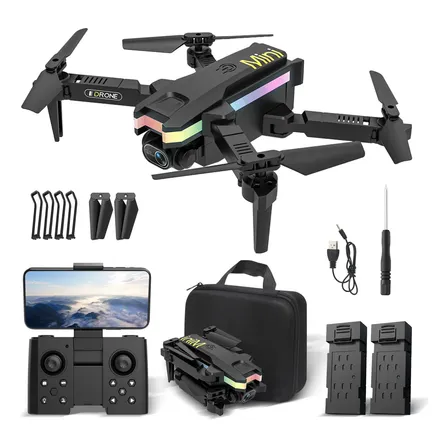 Drone Profissional Cãmera Dupla 4k Com 2 Baterias E Luz Led