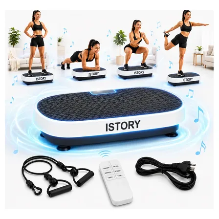 Plataforma Vibratória 199 Níveis Controle Remoto Bluetooth