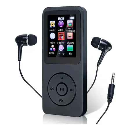 Mp3 Player Leitor Fm Reprodutor Multimídia Digital Portátil