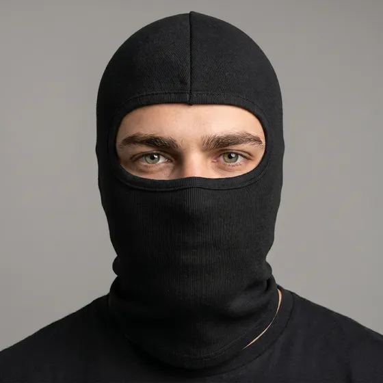 Touca Balaclava Premium Luxo Unissex Preto Proteção Uv50+