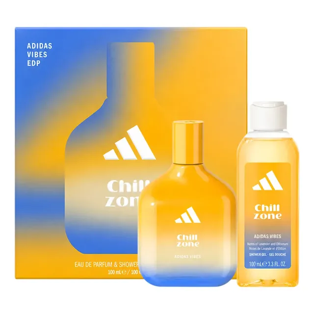 Adidas Vibes Chill Zone Kit Coffret Eau De Pafum Shower Gel