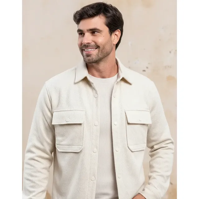 Jaqueta Sarja Bomber Masculina Sarja Camiseta Inverno