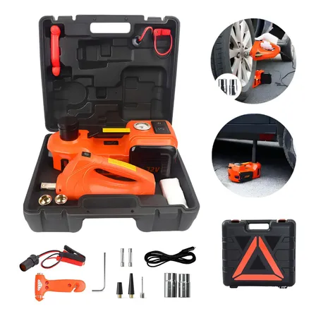 Macaco Elétrico Para Carro 5t 12v Com Chave De Impacto