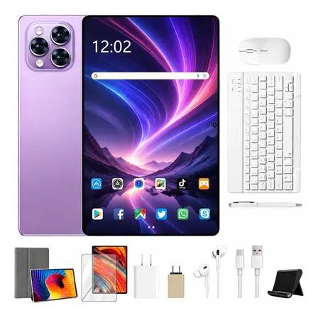 Tablet Pro12max 11.6 Fhd,12+512gb,8800mah,estudo/trabalho Roxo Luz Estelar