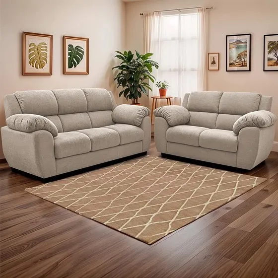 Sofá De 3 E 2 Lugares Cama Inbox Paris Com 202cm E 152cm