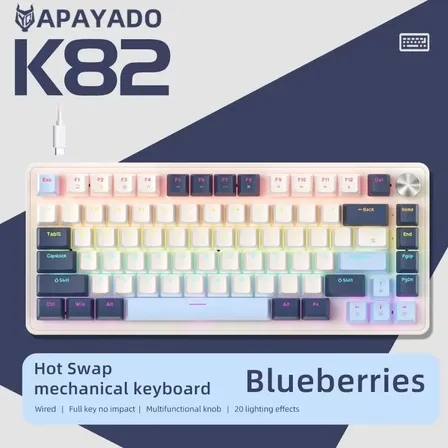 Teclado Mecânico Para Jogos Apayado K82 75% Hot Swap