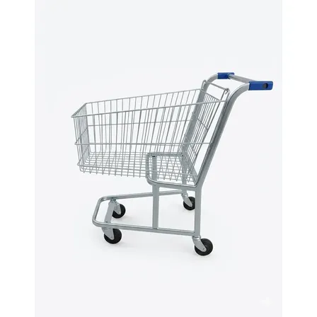 Carrinho Supermercado Reforçado Cesto 90lts Aramado Oferta