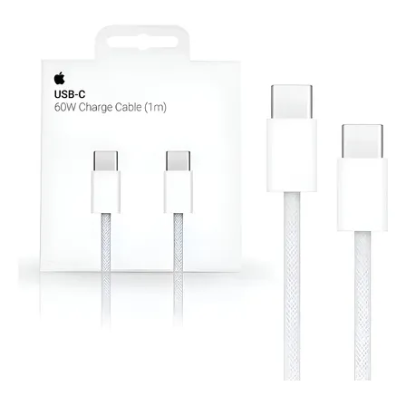 Cabo Carregador Iphone 15 16 17 Original Apple 60w Usb-c