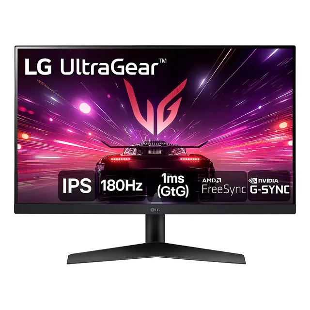 Monitor Gamer LG Ultragear 24 24gs60f-b Ips Full Hd 180hz 1m Preto 127/220v
