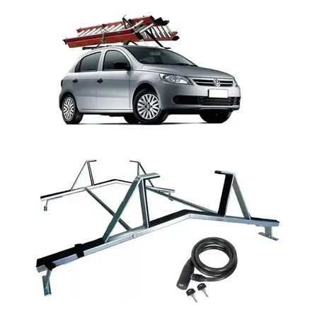 Rack Teto Escada Gol Bola G2 G3 G4 G5 G6 G7 + 1 Trava Seg