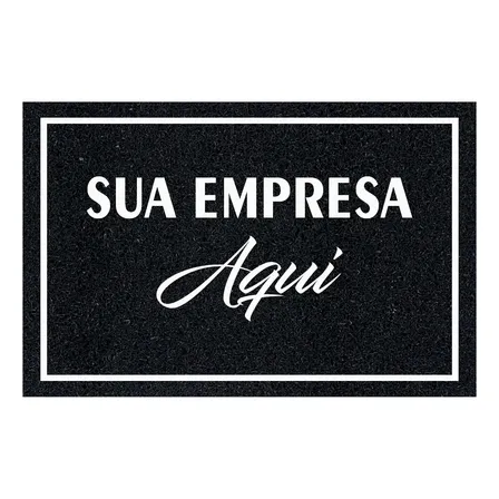Tapete Capacho Personalizado 100x60 Com Sua Logo 100cm 60cm