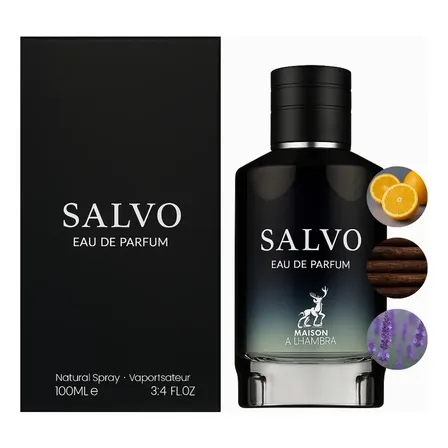 Perfume Salvo Alhambra Arabe Masculino Eau De Parfum 100ml Maison Alhambra