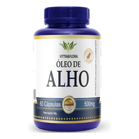 Óleo De Alho 60 Capsulas Sem Odor Vitta & Flora