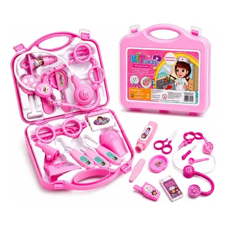 Kit Maleta Médica, Faz De Conta, Enfermeira Infantil, Doutor