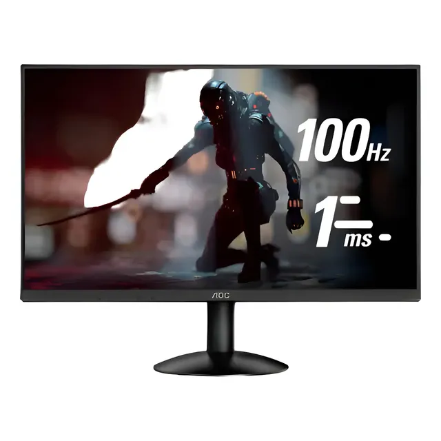 Monitor Gamer 24'' Aoc 24b30hm2 Fuul Hd 100hz Preto