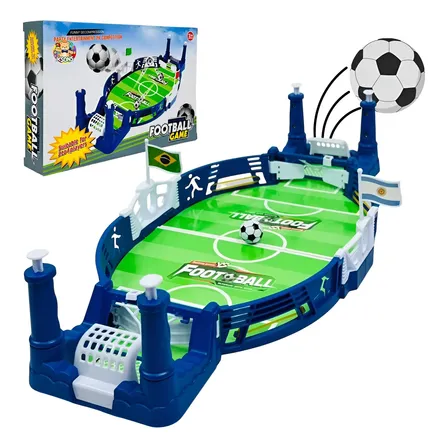 Campo De Futebol De Mesa Portátil Estilo Pinball Gol A Gol