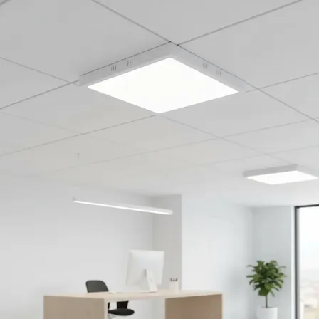 Kit 10 Plafons Painel Led Sobrepor 36w 40x40 Quadrado 6500k