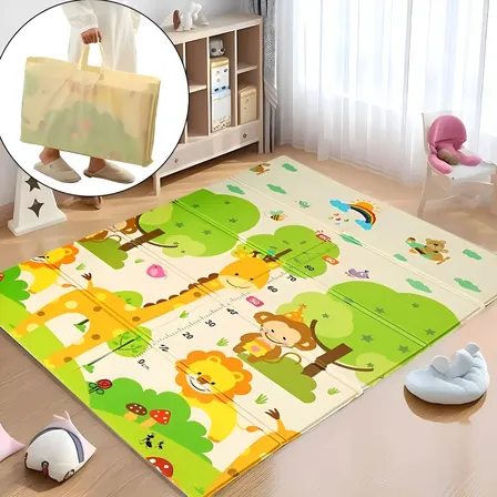 Tapete Infantil Grosso 2.00 X 1.80 Metros Dupla Face Duhome