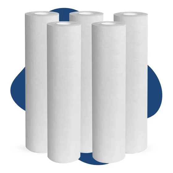 Kit 5 Filtro Pp Liso 9 3/4 25 Micras Caixa Dagua Cavalete