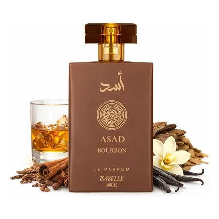 Perfume Arabe Masculino Asad Isabelle La Belle 100ml Eau De Parfum Fragrância Intensa Oriental Amadeirado