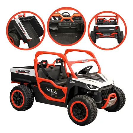 Carrinho Elétrico Infantil Utv 24v 100kg 4x4 2 Lugares