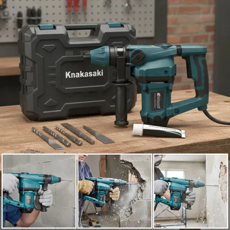 Martelete Furadeira Impacto 1600w 5,5j Rotativo Rompedor