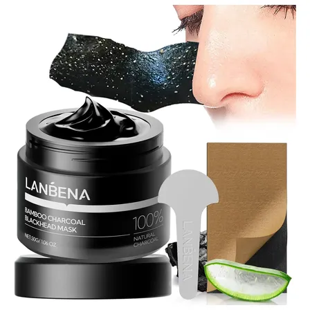 Lanbena 3.0 Máscara Facial Removedora De Cravos 30g Charcoal Normal
